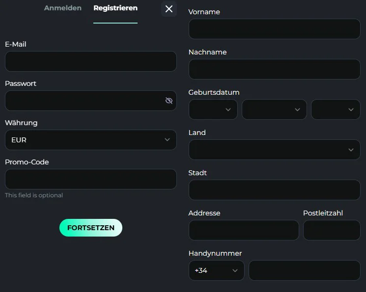 Royal Coala Casino Registrierung und KYC